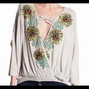 Free People Gotta Love It Sunflower Top